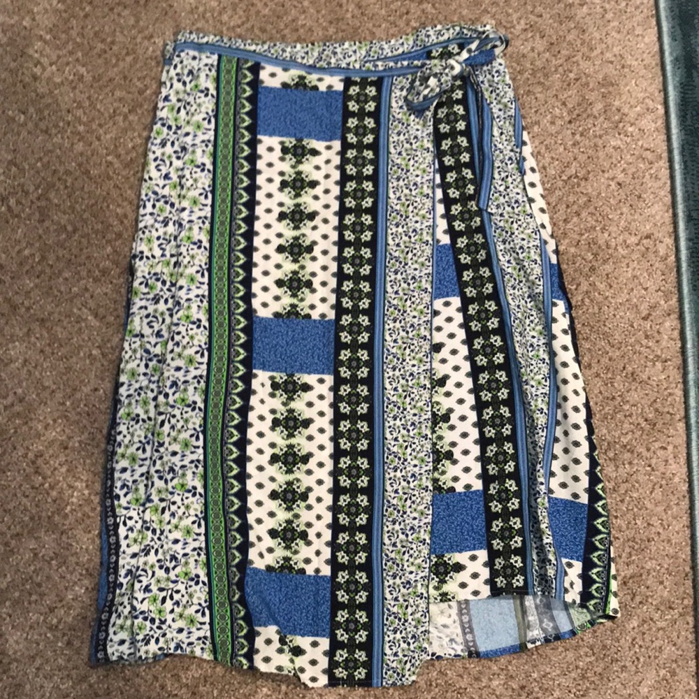 Floral Wrap Skirt From Brazil